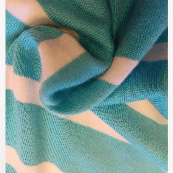 Tommy Bahama Aquamarine Striped Midi Sleeveless Knit Sundress Size Small - Picture 9 of 9